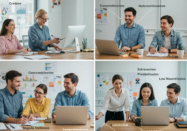 Professionals thriving in roles matching their Big 5 traits