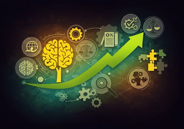 Abstract image of personal growth, strategy, and skills