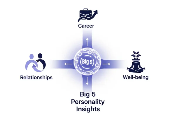 Big 5 insights applied to career, relationships, well-being.
