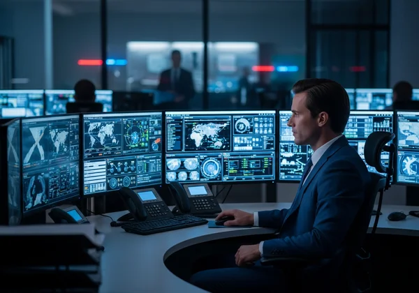 Calm professional in a high-pressure crisis management role