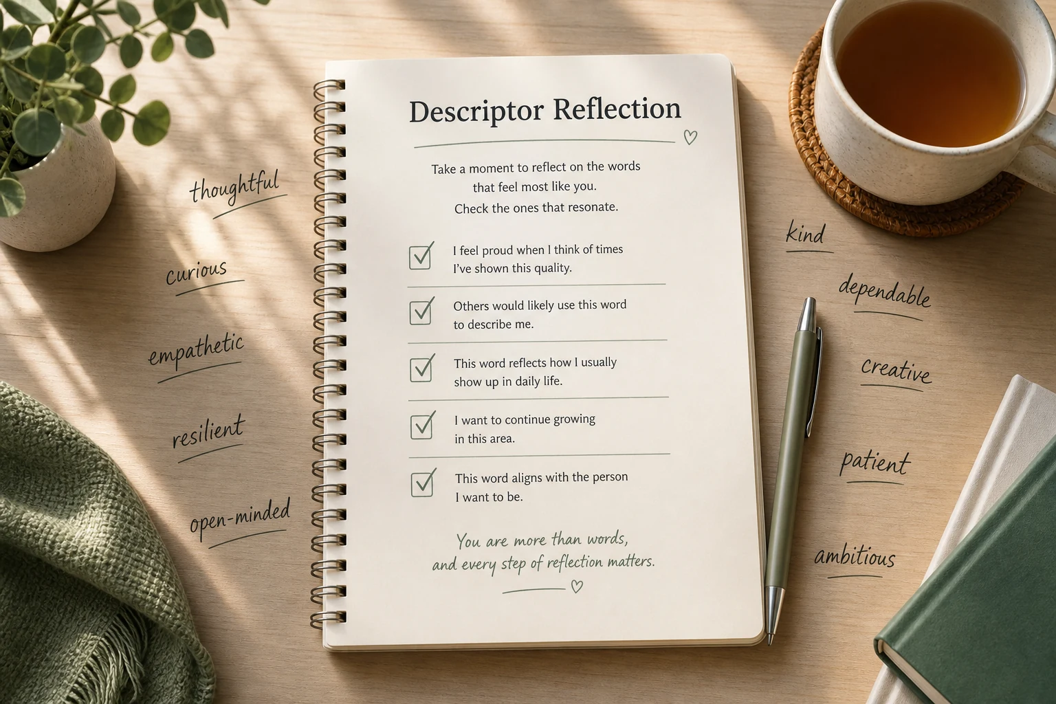 Descriptor reflection checklist