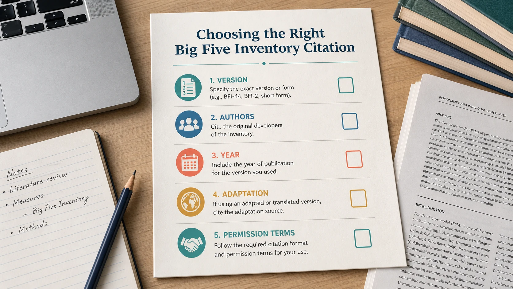 BFI citation checklist